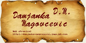 Damjanka Magovčević vizit kartica